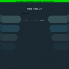 Скриншот главной страницы сайта bitcoin-review.com
