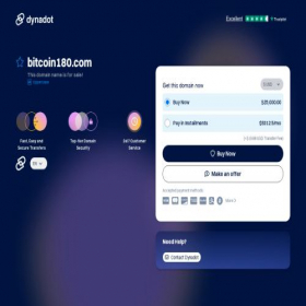 Скриншот главной страницы сайта bitcoin180.com