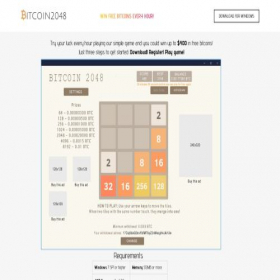 Скриншот главной страницы сайта bitcoin2048.pw