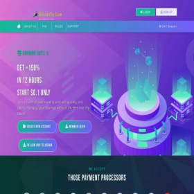Скриншот главной страницы сайта bitcoin7x.com