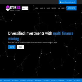 Скриншот главной страницы сайта bitcoindesktrade.info