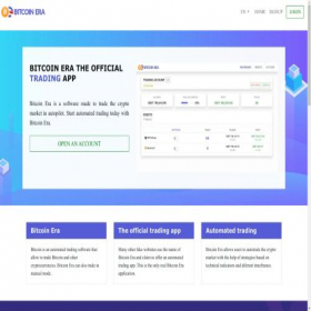 Скриншот главной страницы сайта bitcoinera.com