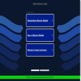 Скриншот главной страницы сайта bitcoinfarm.site