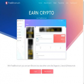 Скриншот главной страницы сайта bitcoinfaucet.fun