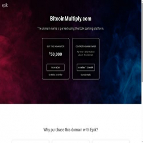 Скриншот главной страницы сайта bitcoinmultiply.com