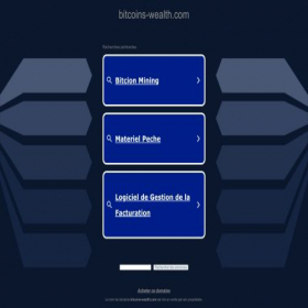 Скриншот главной страницы сайта bitcoins-wealth.com