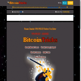Скриншот главной страницы сайта bitcointricks.com