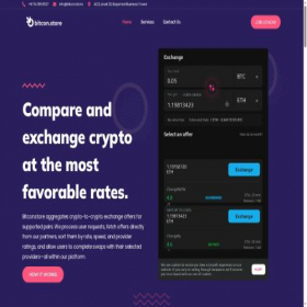 Скриншот главной страницы сайта bitcon.store