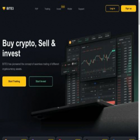 Скриншот главной страницы сайта bite3.com