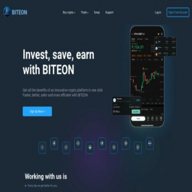 Скриншот главной страницы сайта biteon.top