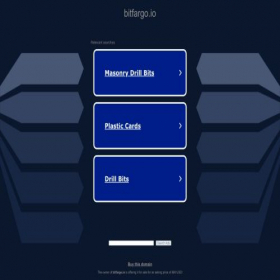 Скриншот главной страницы сайта bitfargo.io