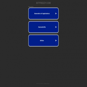 Скриншот главной страницы сайта bitfreezy.com