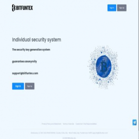 Скриншот главной страницы сайта bitfuntex.com