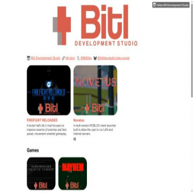 Скриншот главной страницы сайта bitl.itch.io