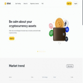 Скриншот главной страницы сайта bitlet.net