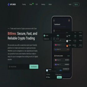 Скриншот главной страницы сайта bitlirex.com