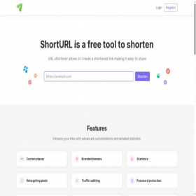 Скриншот главной страницы сайта bitly.lc