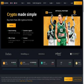Скриншот главной страницы сайта bitmarkets.com