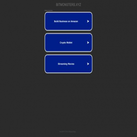 Скриншот главной страницы сайта bitmonsters.xyz