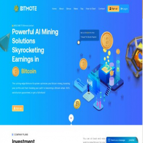Скриншот главной страницы сайта bitmote.top