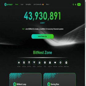 Скриншот главной страницы сайта bitnest.me