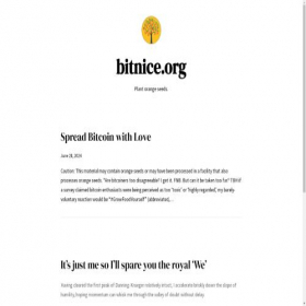 Скриншот главной страницы сайта bitnice.org