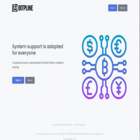 Скриншот главной страницы сайта bitpline.com