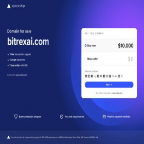 Скриншот главной страницы сайта bitrexai.com