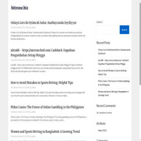 Скриншот главной страницы сайта bitrone.biz