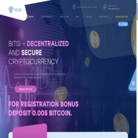 Скриншот главной страницы сайта bitsi.pro