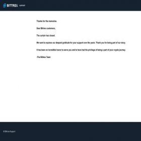 Скриншот главной страницы сайта bittrex.zendesk.com