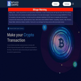 Скриншот главной страницы сайта bitugo.com