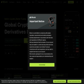 Скриншот главной страницы сайта bitunix.com