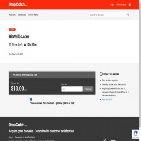Скриншот главной страницы сайта bitwallio.com