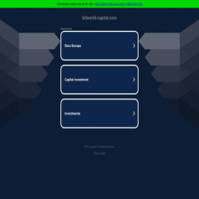 Скриншот главной страницы сайта bitworld-capital.com