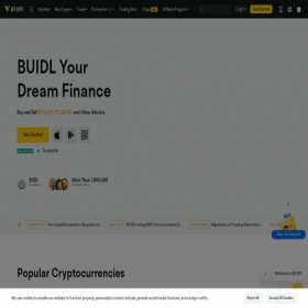 Скриншот главной страницы сайта bityard.com
