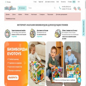 Скриншот главной страницы сайта bizibordum.ru