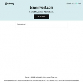 Скриншот главной страницы сайта bizoninvest.com