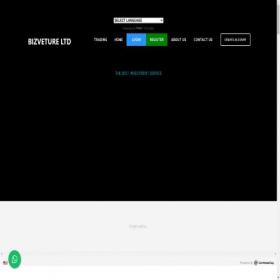 Скриншот главной страницы сайта bizvetureltd.com