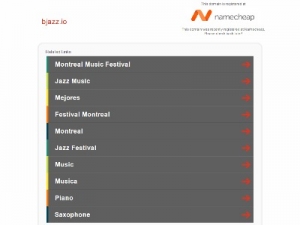 Скриншот главной страницы сайта bjazz.io
