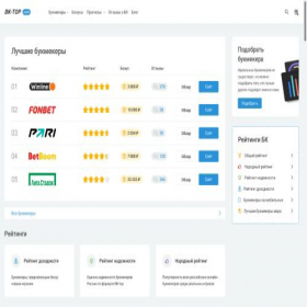 Скриншот главной страницы сайта bk-top.com
