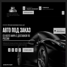 Скриншот главной страницы сайта blackautovl.ru