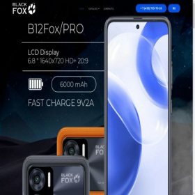Скриншот главной страницы сайта blackfox-rus.com
