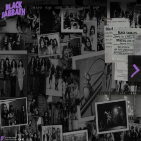 Скриншот главной страницы сайта blacksabbath.com