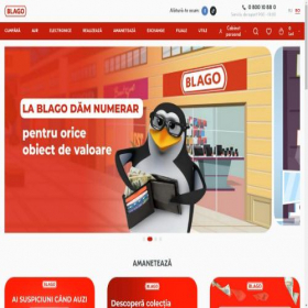 Скриншот главной страницы сайта blago.md