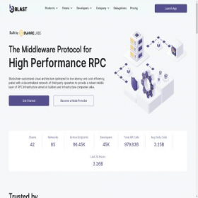 Скриншот главной страницы сайта blastapi.io