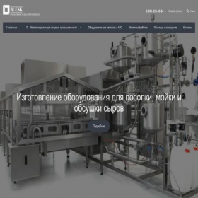 Скриншот главной страницы сайта blesk31.ru
