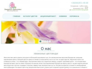 Скриншот главной страницы сайта blessgarden.ru