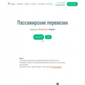Скриншот главной страницы сайта blinktrans.ru