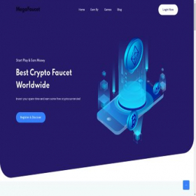 Скриншот главной страницы сайта blitzfaucet.com